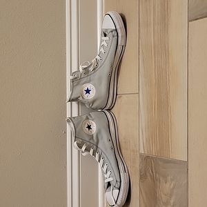 Mens converse hightops gray size 10